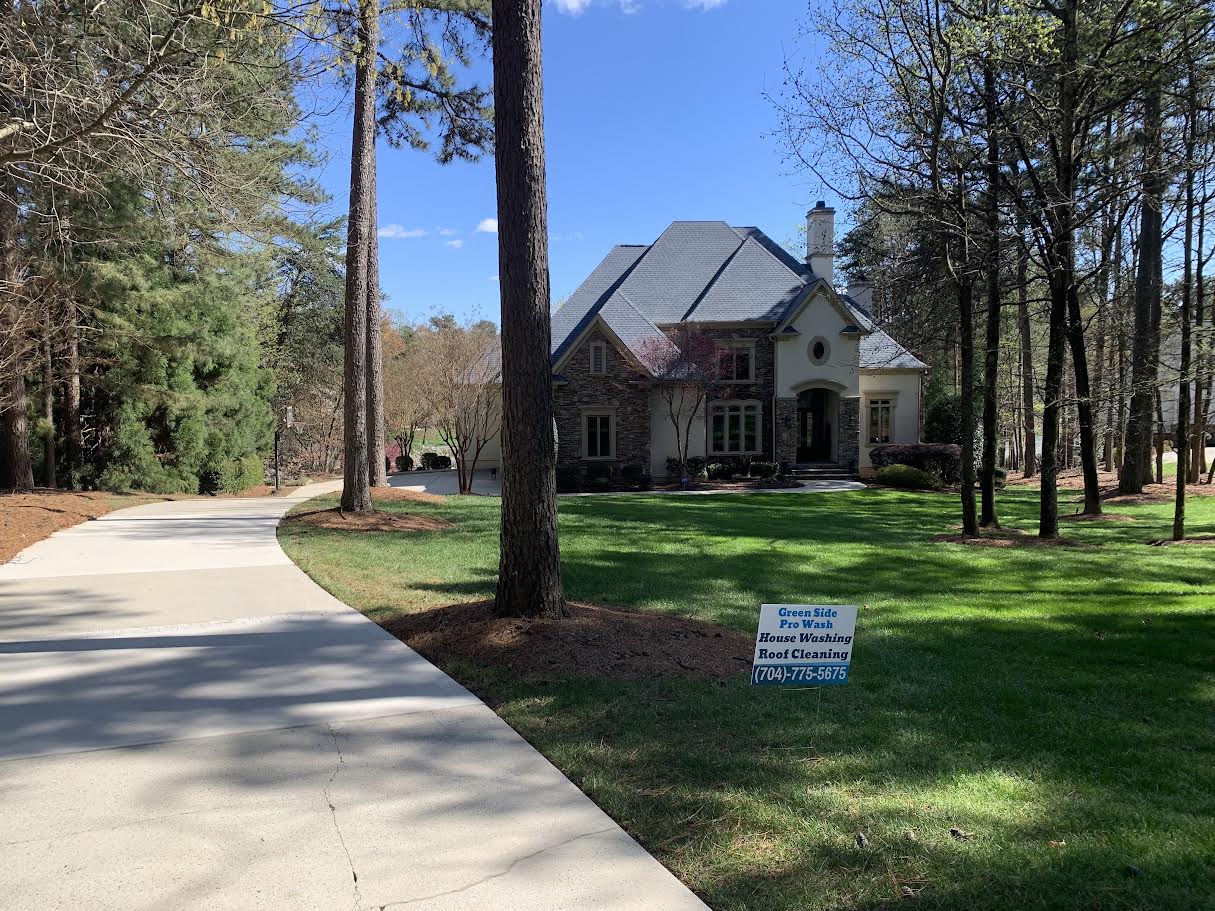 House Washing in Mooresville, NC | Soft Wash Exterior Cleaning by Green Side Pro Wash